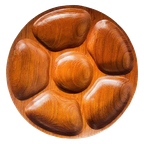 Teak Houten Hapjesschaal Midcentury Laur Jensen thumbnail 1