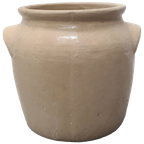 Antieke Beige Steengoed Pot thumbnail 1