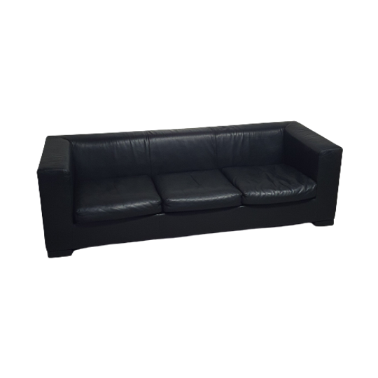Camin Wittmann Sofa Black Leather 1