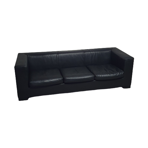 Camin Wittmann Sofa Black Leather