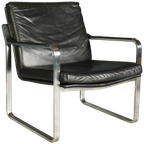 Vintage Lederen Designfauteuil – Walter Knoll – Jaren 60 thumbnail 1
