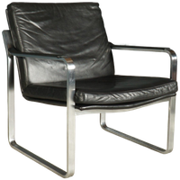 Vintage Lederen Designfauteuil – Walter Knoll – Jaren 60