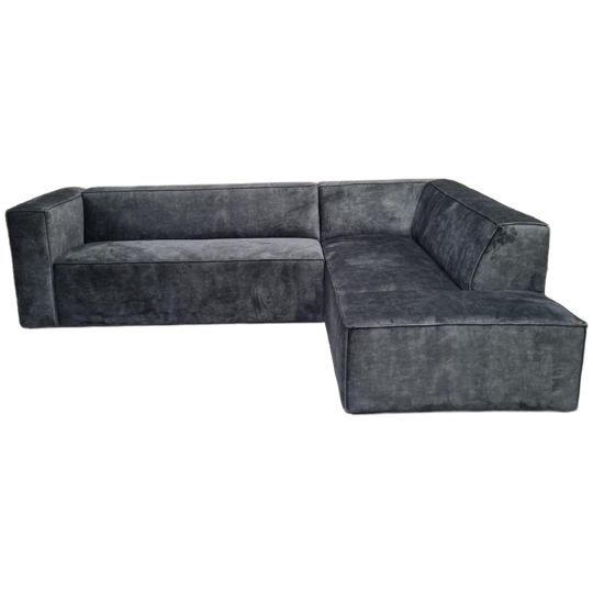 !!actie!! Hoekbank Memphis Velvet Groen Bronx71 1