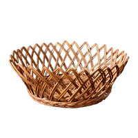 Vintage Rotan Fruitmandje / Mand / Broodmandje | Kerst