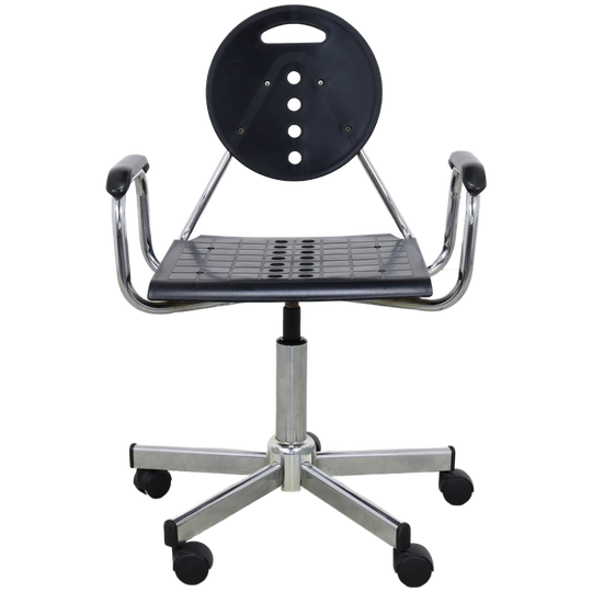 Rare Office Chair “charlie” By Carlo Bimbi For Segis, 1980s Memphis Style 1