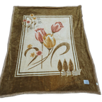 Plaid/Deken Van Bayimpex Met Tulpen Motief thumbnail 1