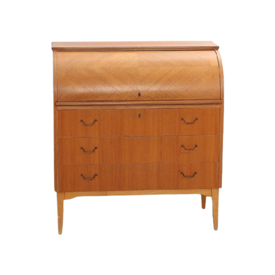 Vintage Teak Ladenkastje/bureau, Zweden 1960 (#360) 1