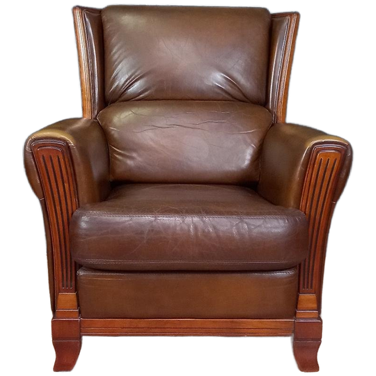 Schapenleren Art Deco Clubfauteuil 1