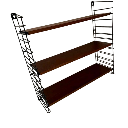 Tomado Wandrek Teak Retro Boekenplank 1970s 1