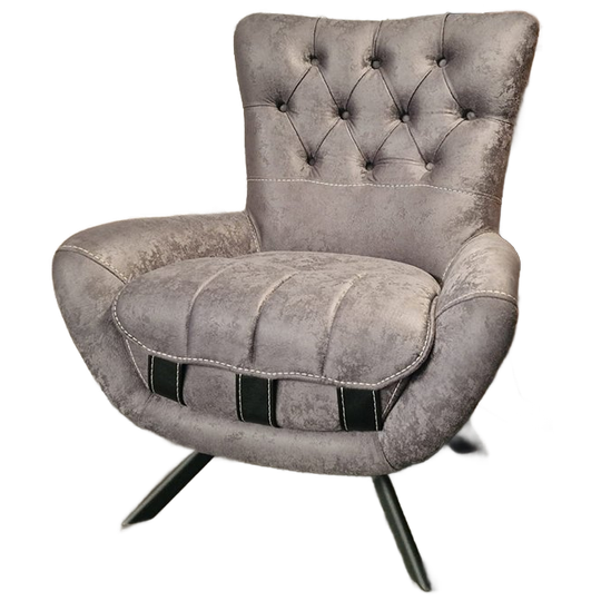 Chesterfield Aldinga Fauteuil - Grijs 1