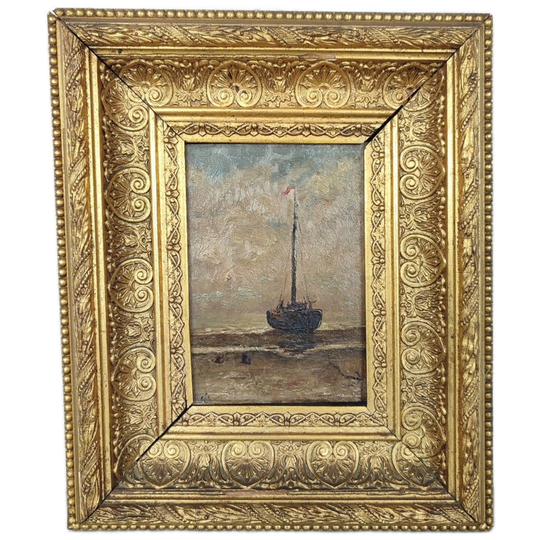 Ch. W. Samuels - Maritiem Schilderijtje 1