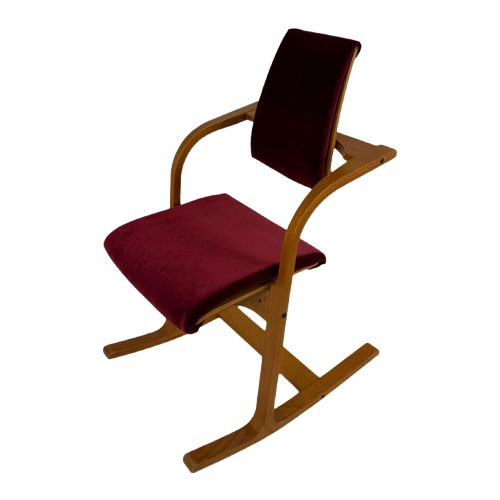 Peter Opsvik - Stokke - Actulum - Ergonomically Shaped Rocking Chair - New Upholstery!