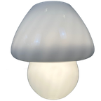 Vintage ‘swirl’ Mushroom Lamp thumbnail 1