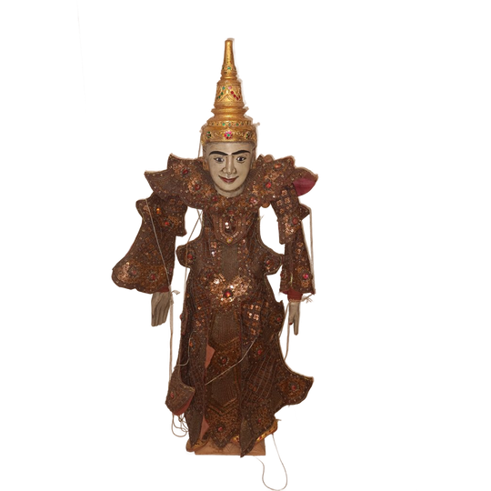 Oude Birmaanse Touwtjespop 1