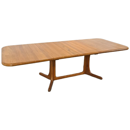 Xl Deense Uitschuifbare Teak Eettafel 1