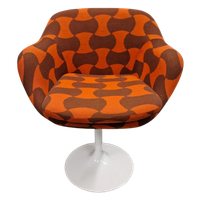 Jaren 70 Vintage Tulp Stoel Fauteuil