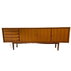 Vintage Xl Houten Dressoir / Buffetkast / Commode thumbnail 1