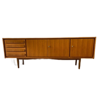 Vintage Xl Houten Dressoir / Buffetkast / Commode