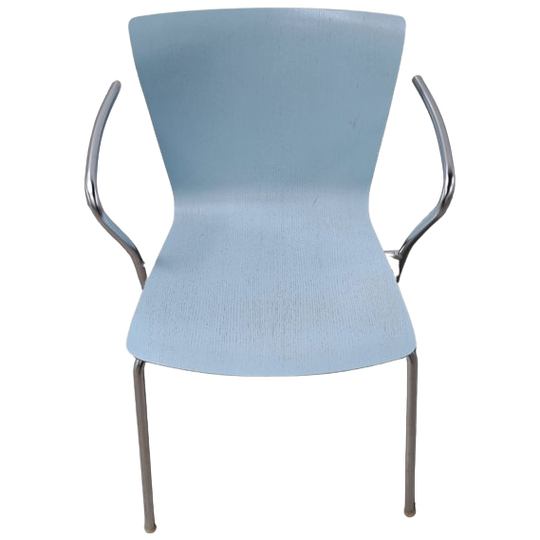Fritz Hansen Stapelbare Stoelen - Lichtblauw 1