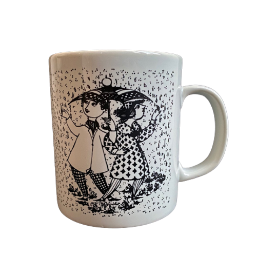 Grote Vintage Björn Wiinblad <<<brand>>>, Denemarken Mok, April Konflikt 1