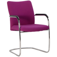 Vergaderstoel Vepa, Paars, Slede Frame
