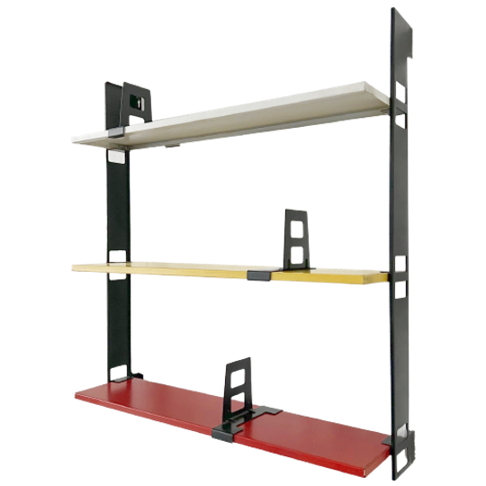 Tomado Pocket Steel Shelf Wandrek Dekker Van Mieren 1970’s 1