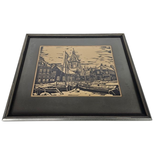 Andre Van Der Vossen - Houtsnede - Grafiek - 2e Helft 20e Eeuw 1