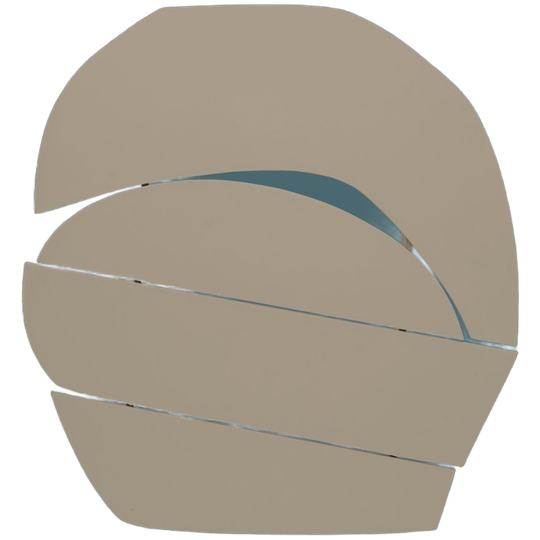 Urban Nature Culture | Wanddecoratie Hout Block Fog 1