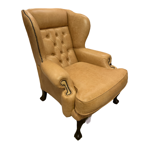 Showroommodel The Dundee Chesterfield Fauteuil In Honing Vintage Leder