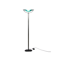 Glass Bowl Italian Floor Lamp