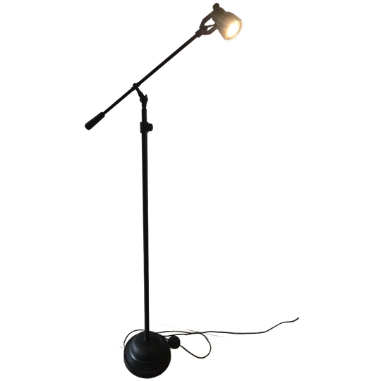 Prachtige Zware Stalen Vloerlamp 1