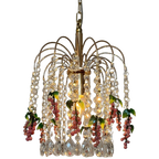 Meerdere Beschikbaar Vintage Roze Murano Druiven Kroonluchters Hanglampen thumbnail 1