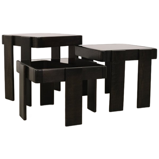 Gianfranco Frattini Voor Cassina Nesting Tables 1