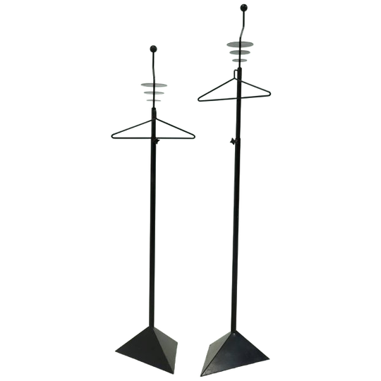 Pair Of Height Adjustable Postmodern Dressboys, 1980s 1