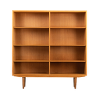 Deens Design Eiken Boekenkast Bij Borge Mogensen 1960s thumbnail 1