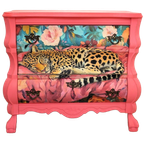 Roze Ladekast Panter (of Cheetah Of Luipaard) thumbnail 1