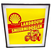 Supermooie Shell Lichtbak Reclame Landbouw Smeermiddelen🚜