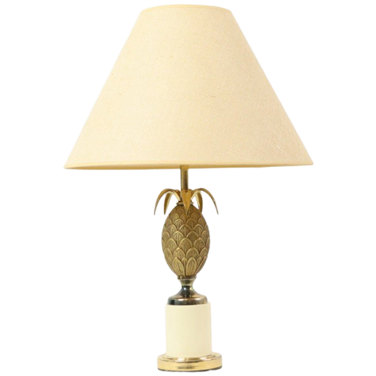 Messing Ananas Lamp Stijl Maison Charles Hollywood Regency 1