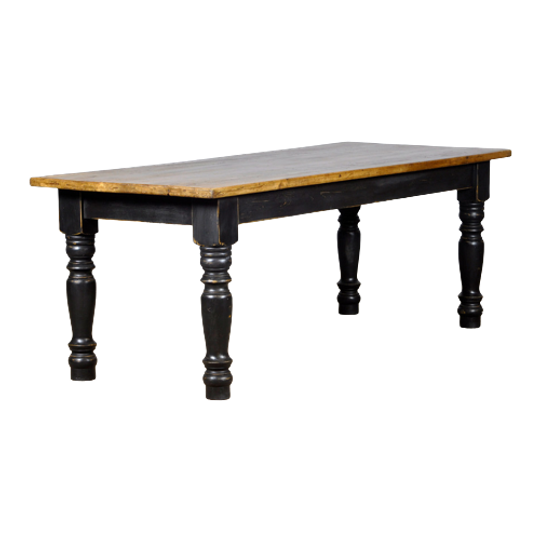 Grenen Boeren Tafel Met Oud Blad 1
