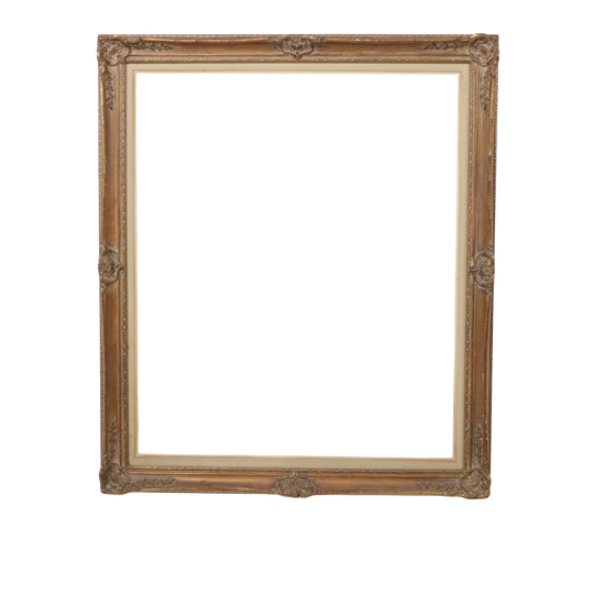 Smalle Gouden Barok Lijst Schilderij Klassiek 70x60cm 1