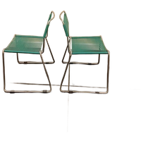 Set Van 2 Vintage Design Spaghetti Kinderstoelen