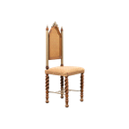 Unique Middle Eastern Chair / Eetkamerstoel / Stoel, 1960’s thumbnail 1