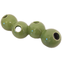 * Retro Vaasje Groene Bollen Vaas Crocus Vaasje
