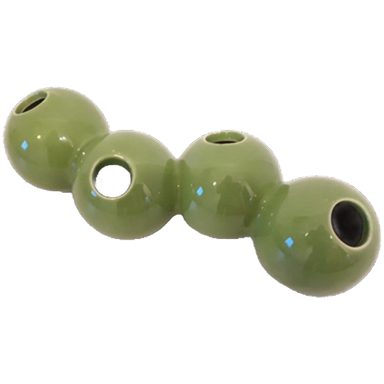 * Retro Vaasje Groene Bollen Vaas Crocus Vaasje 1