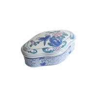 Vintage Porselein Chinese Doosje, Jaren '60/'70