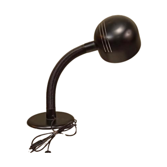 Vintage Grote Tafellamp, Bureaulamp, Zwart, H 68 Cm 1