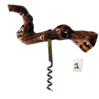 Vintage Franse Laurent Siret Kurkentrekker 1 Wortelhout Wijnrank 1930’s thumbnail 1