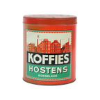 Koffie Blik Hostens Roeselare Rood Eerste Helft 20Ste Eeuw Art Deco Stijl 18Cm thumbnail 1