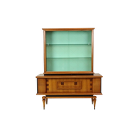 Vintage Vitrine Kast Scandinavische Stijl Jaren 50 Rockabilly