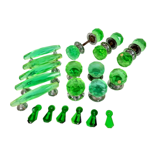 Plastic Design - Chroom - Deurknoppen - Deurklinken - Handgrepen - Sleutelafdekpklaat - Diamand - 1